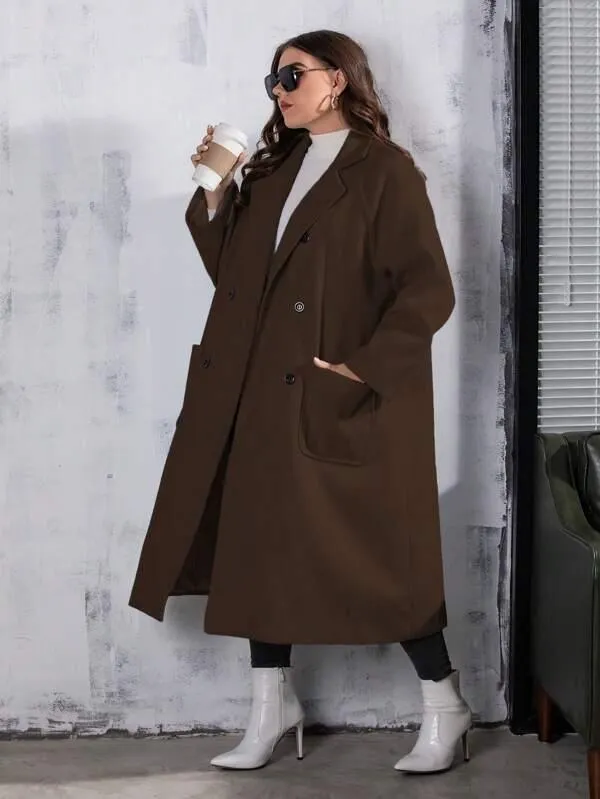 Casaco Feminino Transpassado Plus Size - Tassini