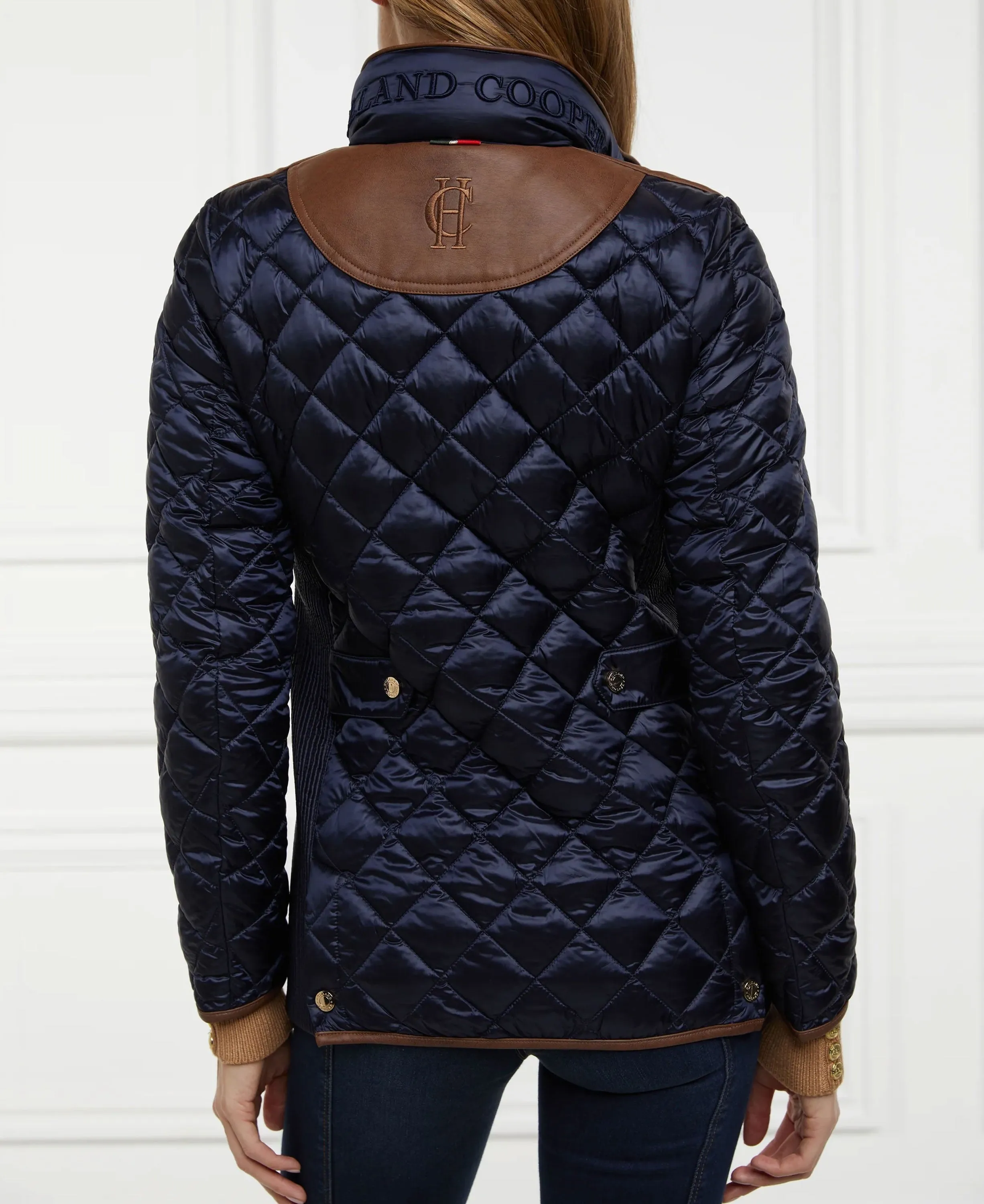 Diamond Quilt Classic Jacket - Ink Navy