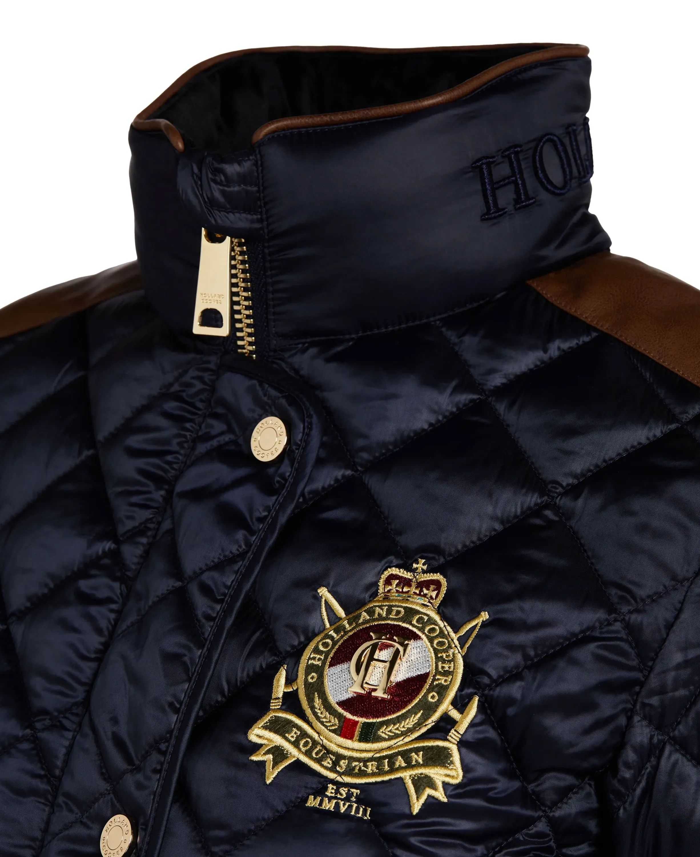 Diamond Quilt Classic Jacket - Ink Navy