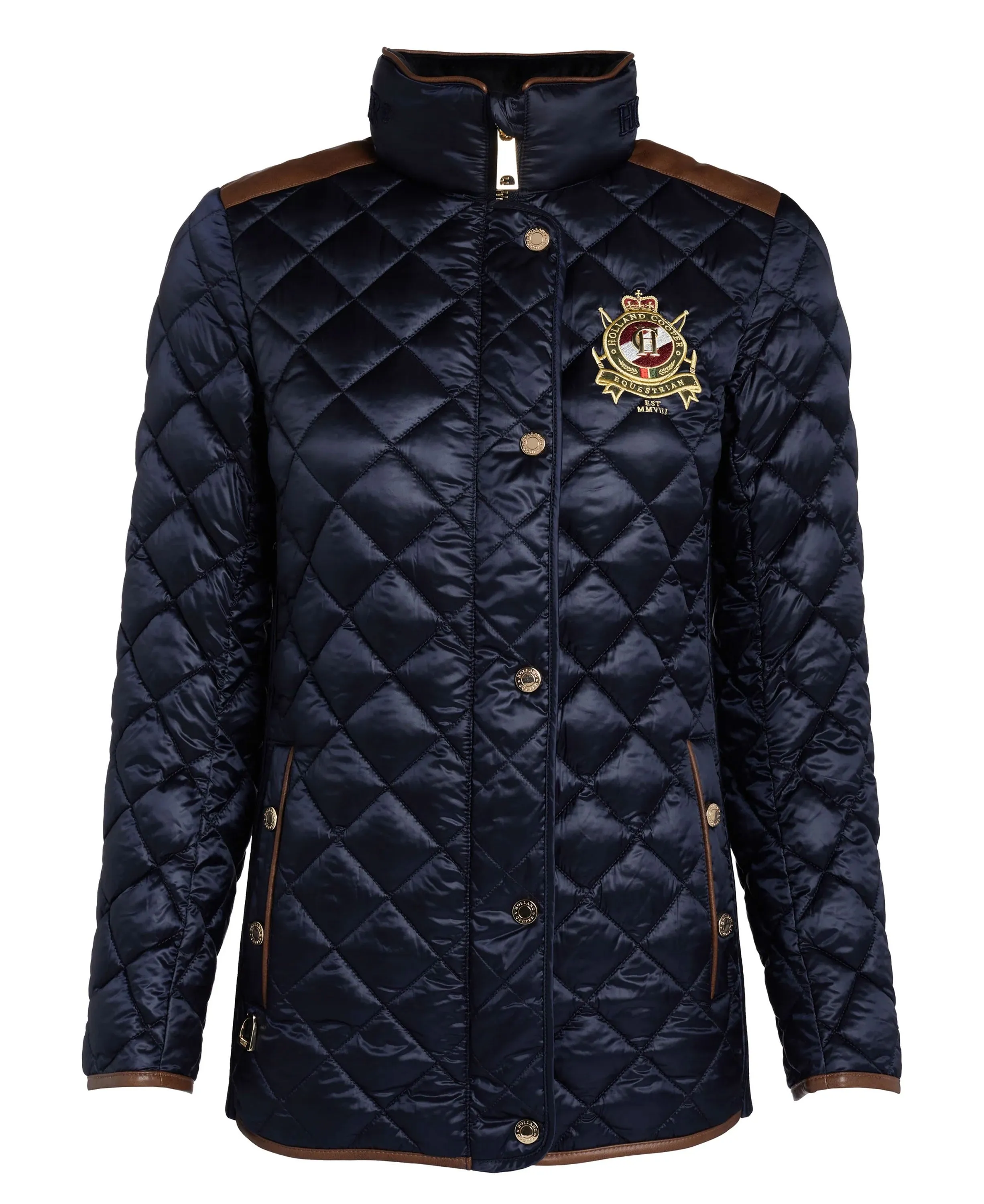 Diamond Quilt Classic Jacket - Ink Navy
