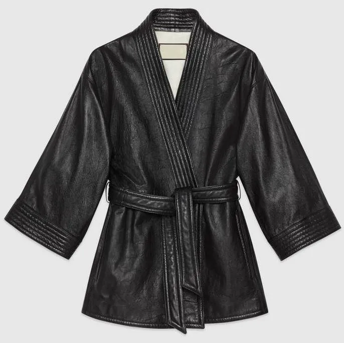 Leather Jacket with Appliqu̩s