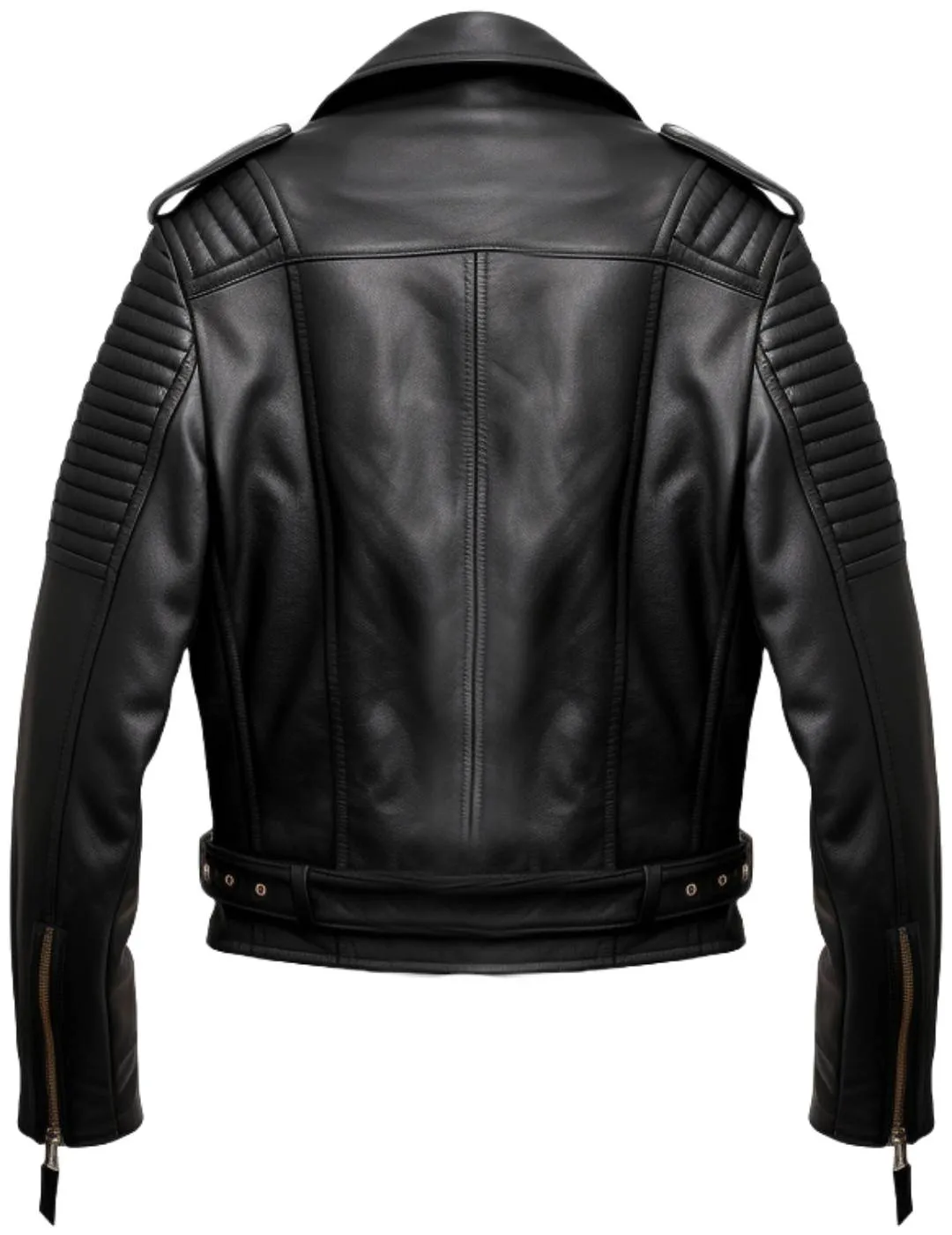 Men Real Leather Biker Jacket - Genuine Leather Jackets