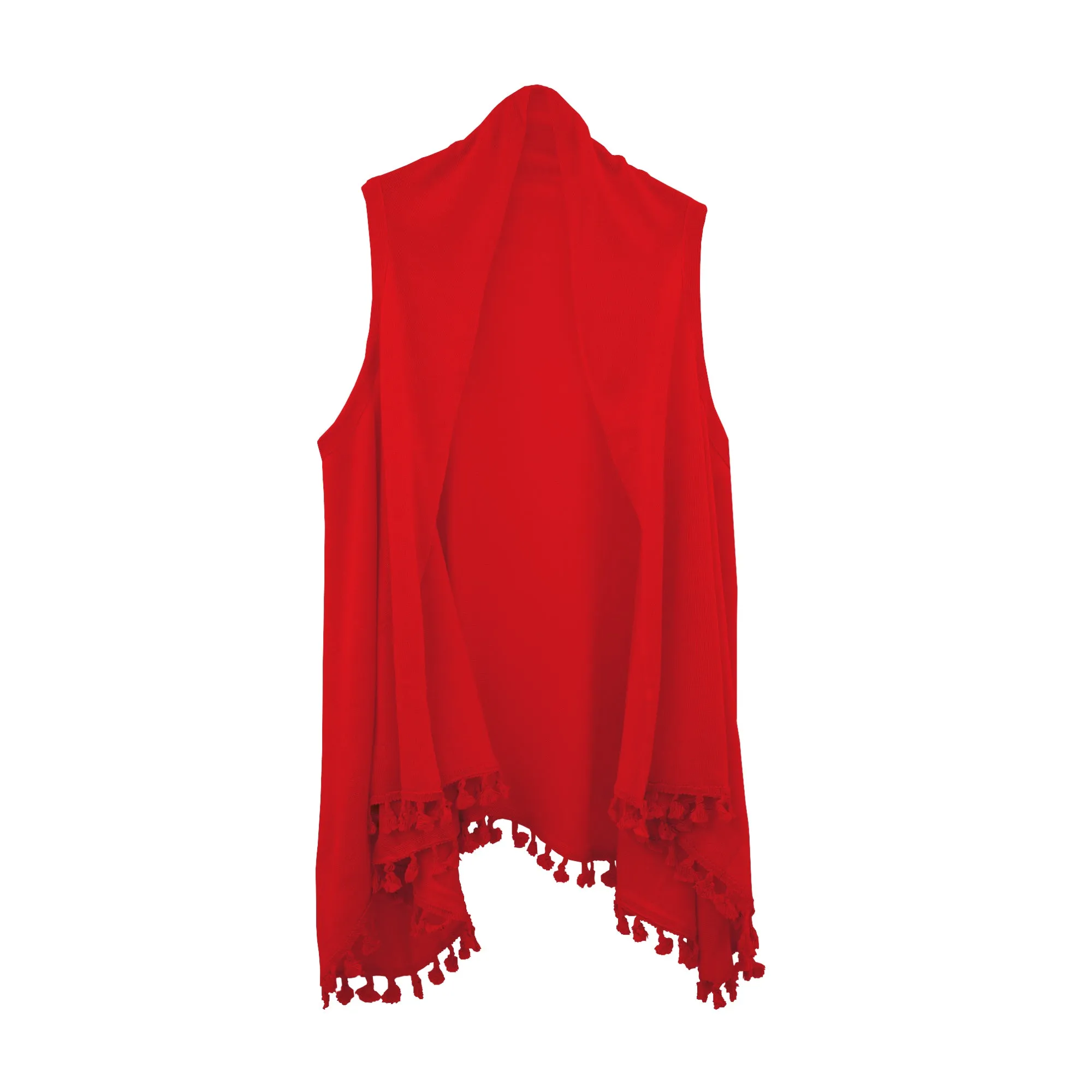 Tassel Trim Vest